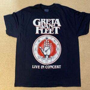 Greta Van Fleet Live in Concert X-Large Black T-Shirt